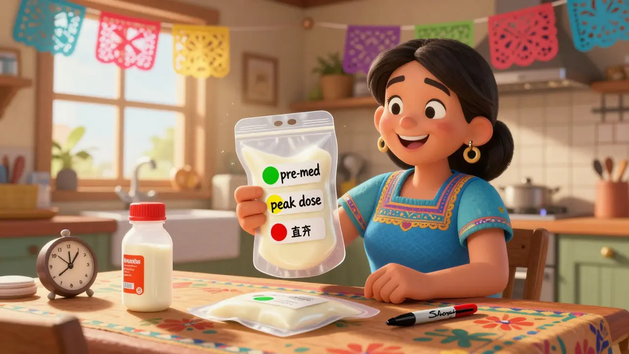 How to Store and Label Breast Milk When Taking Temporary Medications