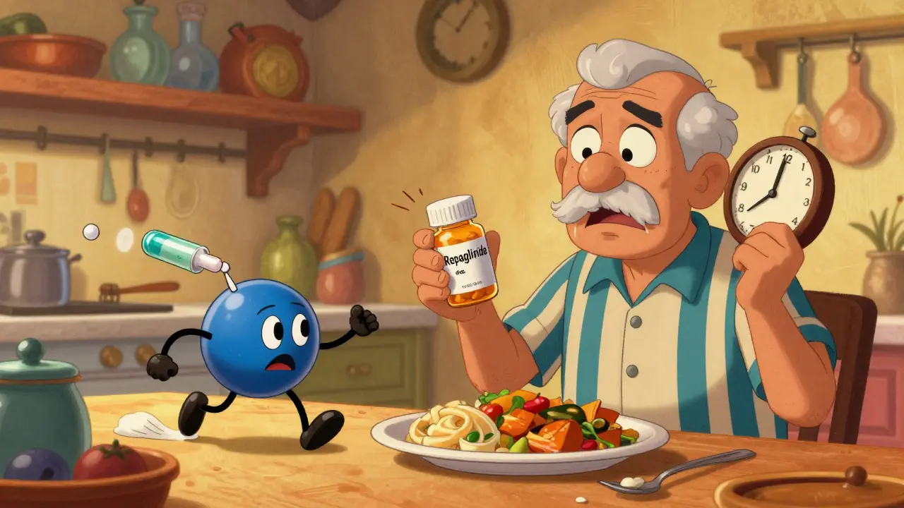 Meglitinides and Hypoglycemia: Why Skipping Meals Is Dangerous with These Diabetes Drugs