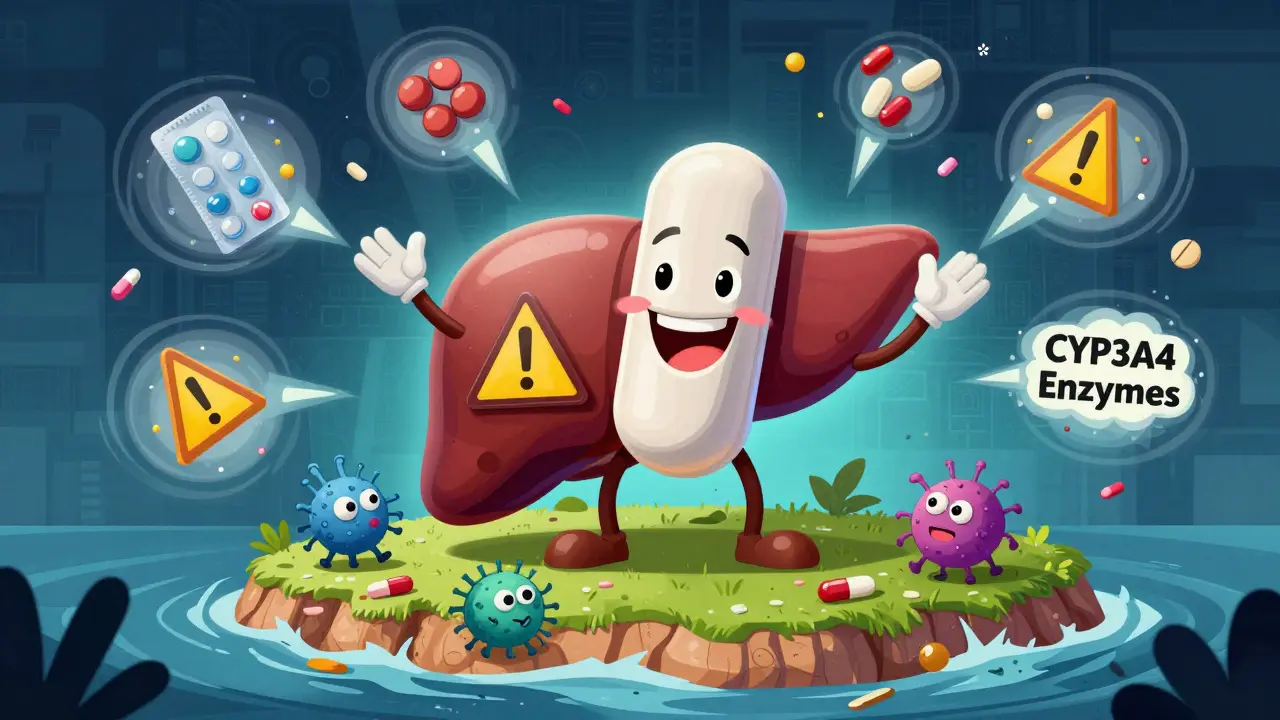 Tuberculosis Medications: Rifampin Induction and Multiple Drug Interactions