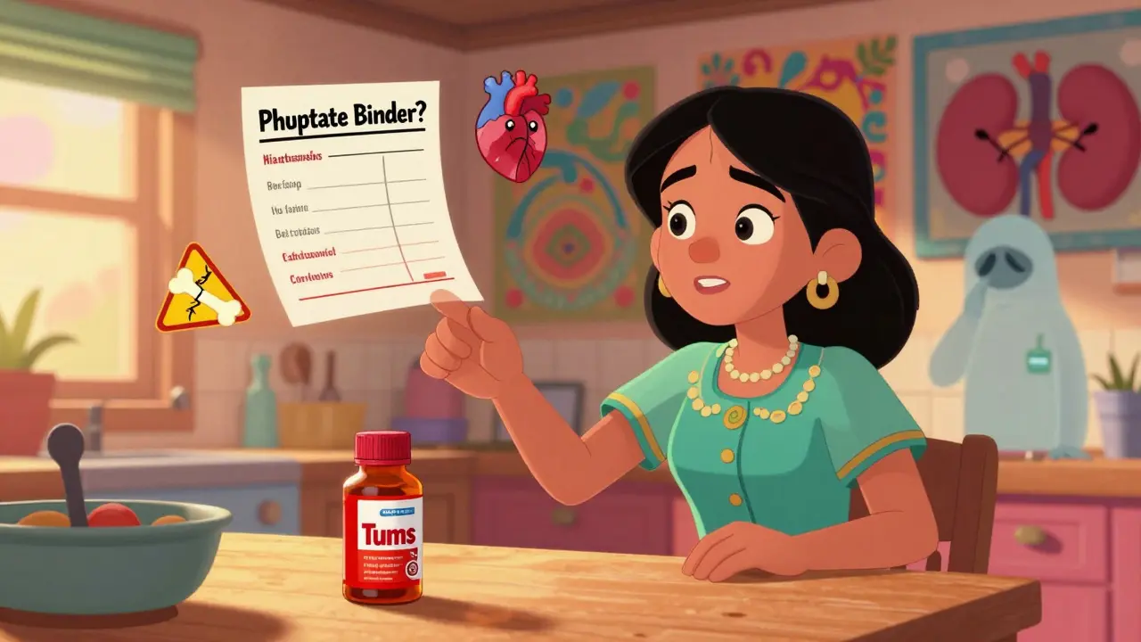 Antacids and Kidney Disease: What You Need to Know About Phosphate Binders and Risks